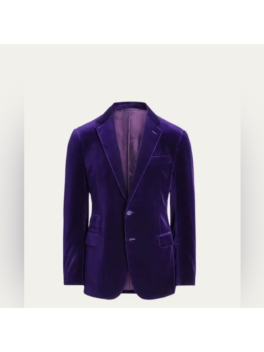 Ralph Lauren Purple Label Mens Kent Classic Velvet Sport Jacket